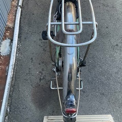 736  パナソニック最新機種電動アシスト自転車viviDX26インチグリーン系ボディーの画像