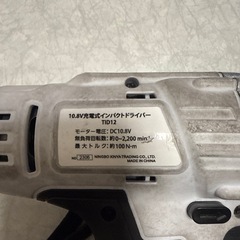10.8Vインパクトドライバーの画像