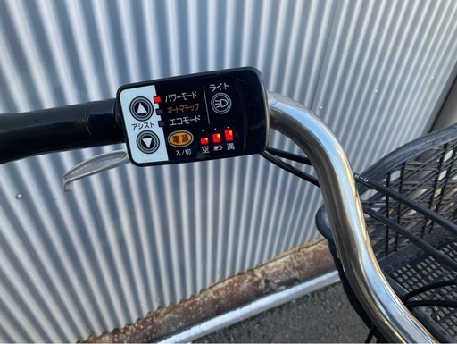737  パナソニック最新機種電動アシスト自転車vivi 26インチブラックボディー