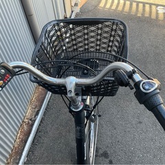 737  パナソニック最新機種電動アシスト自転車vivi 26インチブラックボディーの画像