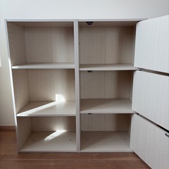 ニトリカラーボックス×2（連結ネジ付き
）の画像