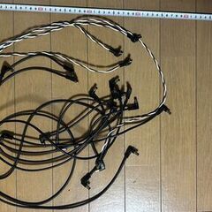 【ラスト数日】エフェクター用パッチケーブル＋DC電源ケーブル まとめ売り（修学院駅徒歩2分）の画像