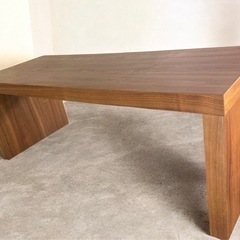 ドウシシャ製　ナチュラルウッド 木製センターテーブルの画像