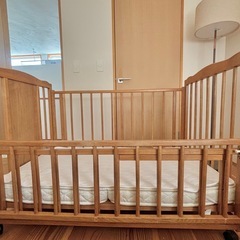 ベビーベッド　120×70cmの画像