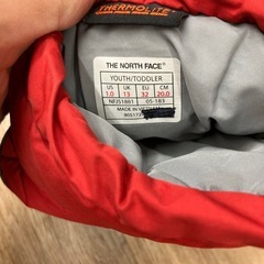 ノースフェイス　20cmの画像
