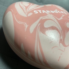 starbacksバレンタイン2021？セラミックケースマーブルハートの画像