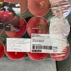 新品　IKEA キャンドル　　36個セットの画像