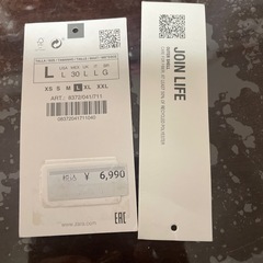 新品ZARA薄手コートの画像