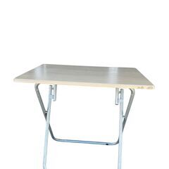 折りたたみテーブル 木目調  実用品の画像