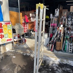 ALINCO アルミ はしご兼用脚立 MBV-180 6尺 6段 全長3.6m 梯子 脚立 高所作業 雪おろし 中古品 アルインコ ④の画像