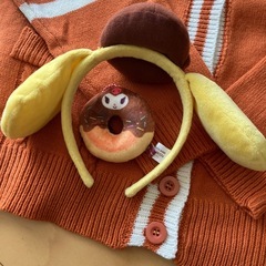 サンリオ　カーディガン　カチューシャの画像