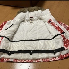 【美品】スノーウェア　スキーウェア　レディース　学生用　Sサイズの画像