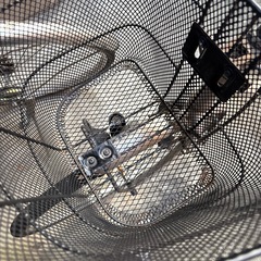 ママチャリ　黒　パンクの画像