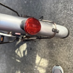 ママチャリ　黒　パンクの画像