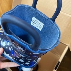 新品未使用子ども用長靴レインブーツの画像