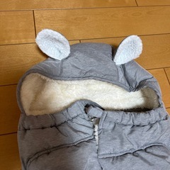 抱っこ時あったか　防寒ケープ　美品の画像