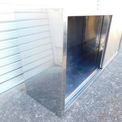 【JM891】ステンレス吊戸棚 片面 W1500 D350 H600 キッチン収納 業務用収納棚 厨房機器の画像