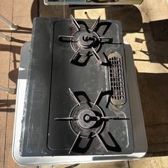 リンナイ Rinnai ガスコンロ 都市ガス用 RTE564BKR (RT34NJH-R) 2口 右強火 2021年製の画像