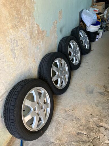 ダイハツ純正タイヤホイール4本セット（155/65 14） (かっちゃん) 儀保