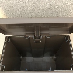 ゴミ箱kcud ワイドペダルペール オールブラウンの画像