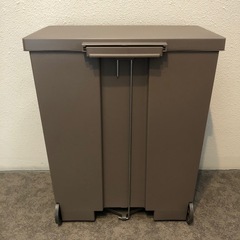 ゴミ箱kcud ワイドペダルペール オールブラウンの画像