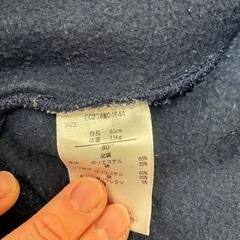 西松屋　パーカー 80の画像