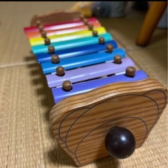 カラフル木製クマ型木琴の画像