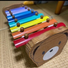 カラフル木製クマ型木琴の画像