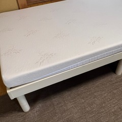 すのこ　セミダブルベッドの画像