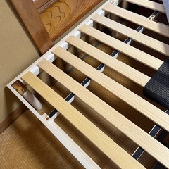 すのこ　セミダブルベッドの画像