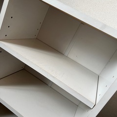 本棚　ホワイトの画像