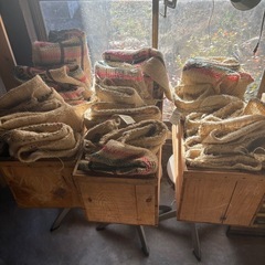 コーヒーの麻袋の画像