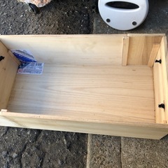 木の箱‼️サイズ：50✖️25✖️17cm無料❣️早く取りに来られる方に優先‼️の画像