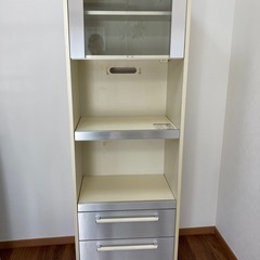 キッチン収納棚　レンジ台　カップボードの画像