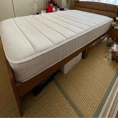 セミダブルベッド　マットレスの画像