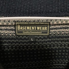 BASEMENT WEAR カーディガン　Lサイズの画像