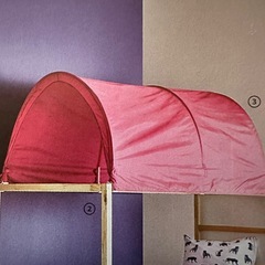 IKEA KURA キューラ 子供用ベッド専用　ベッドテントの画像