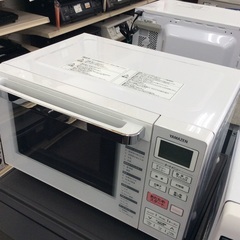 【ワンタッチメニューで簡単調理】オーブンレンジ YAMAZEN 山善 YRJ-F180V(W) 2018年製 フラット庫内 電子レンジ:ホワイトの画像