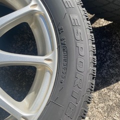 23年製バリ溝 イボあり 155/65R14 軽自動車 スタッドレス タイヤ ホイールの画像