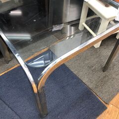 【リサイクルショップどりーむ鹿大前店】No.3466　ガラステーブル　小さめの画像