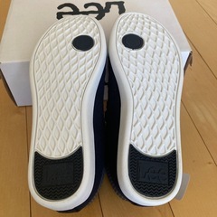 新品未使用　靴　Ｌe e   ネイビー(ほぼブラック) 　25cmの画像