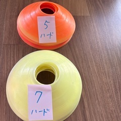 サッカー、フットサル　　　練習用マーカーコーンの画像