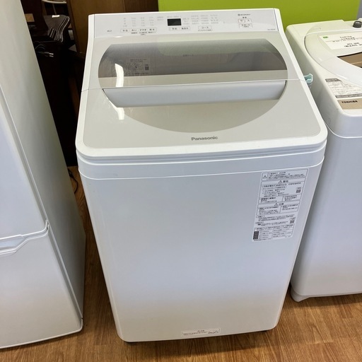 「安心の6ヶ月保証付。【全自動洗濯機 Panasonic NA-F8AE8 8.0kg 2020年製】取りに来れる方限定。」