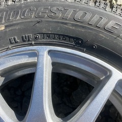 155/65R13　スタッドレスタイヤ　アルミホイールの画像