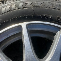 155/65R13　スタッドレスタイヤ　アルミホイールの画像