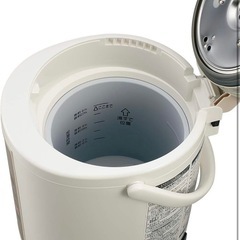 【決定！受付終了】象印 加湿器 2.2L 木造6畳/プレハブ洋室10畳対応 スチーム式 蒸気式 フィルター不要 自動加湿3段階 お手入れ簡単 ホワイト EE-RN35-WAの画像