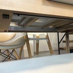 ダイニングテーブル　伸縮　150-190cmの画像