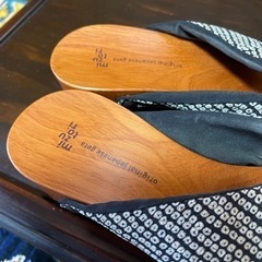 定価2万くらい新品未使用　水鳥みずとり下駄サンダルの画像