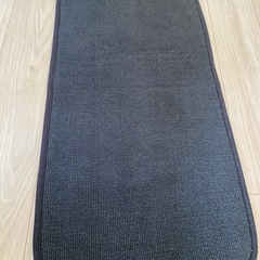 キッチンマット　ブラックの画像