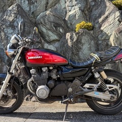 カワサキ　 ゼファー400 ゼファーχ 実働車！　車検2
年付！！　z2仕様　火の玉カラー　始動動画あり　キャブレター清掃済　兵庫県宝塚市の画像